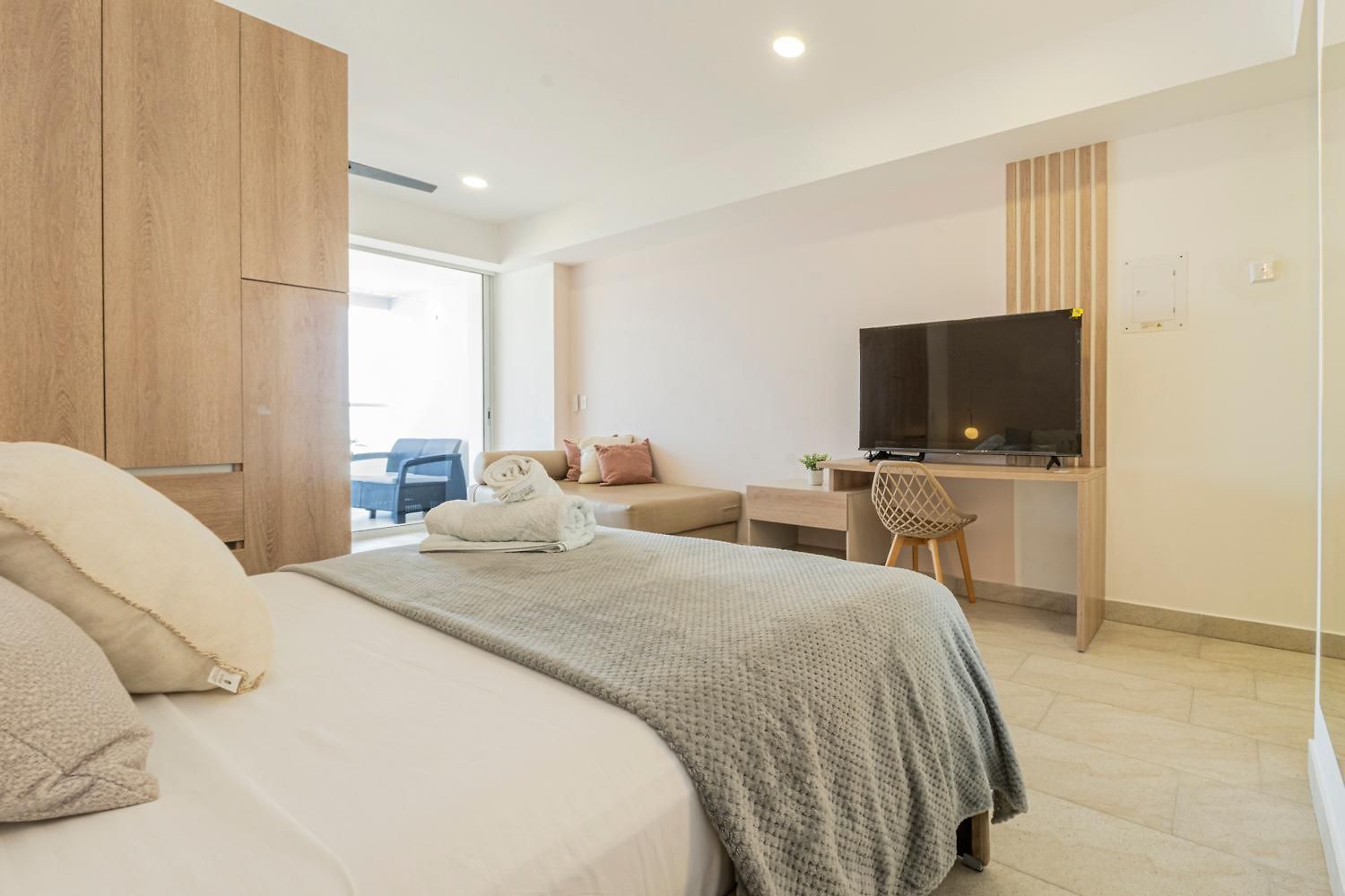 Panoramic Oceanview Loft Near & Airport Apartamento Cartagena